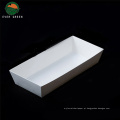 Caixa de pastelaria descartável de papelão branco caixa de bolo de sanduíche